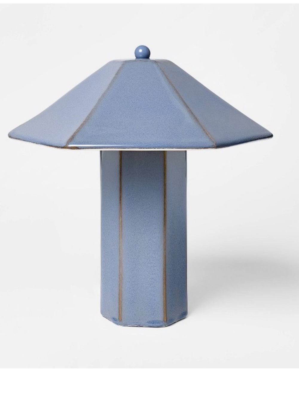 Ceramic Table Lamp Blue - Threshold designed with Studio McGee
